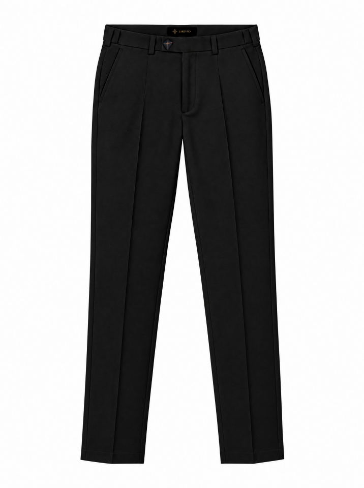 Larevno Black Signature Trousers