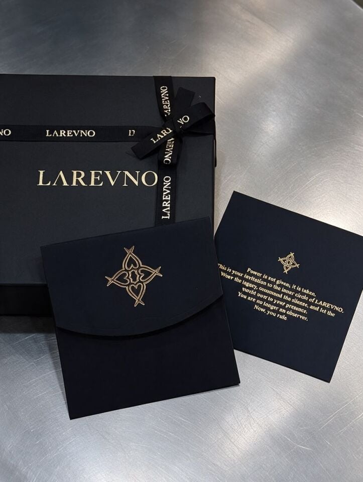 Larevno Black Signature Trousers