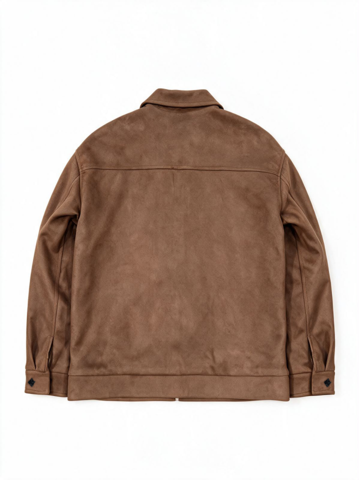 Larevno Unisex Marron Suede Jacket